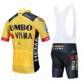 Ensemble cuissard vélo et maillot cyclisme équipe pro JUMBO Visma 2020 Aero Mesh