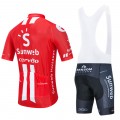 Ensemble cuissard vélo et maillot cyclisme équipe pro SUNWEB 2020 Aero Mesh