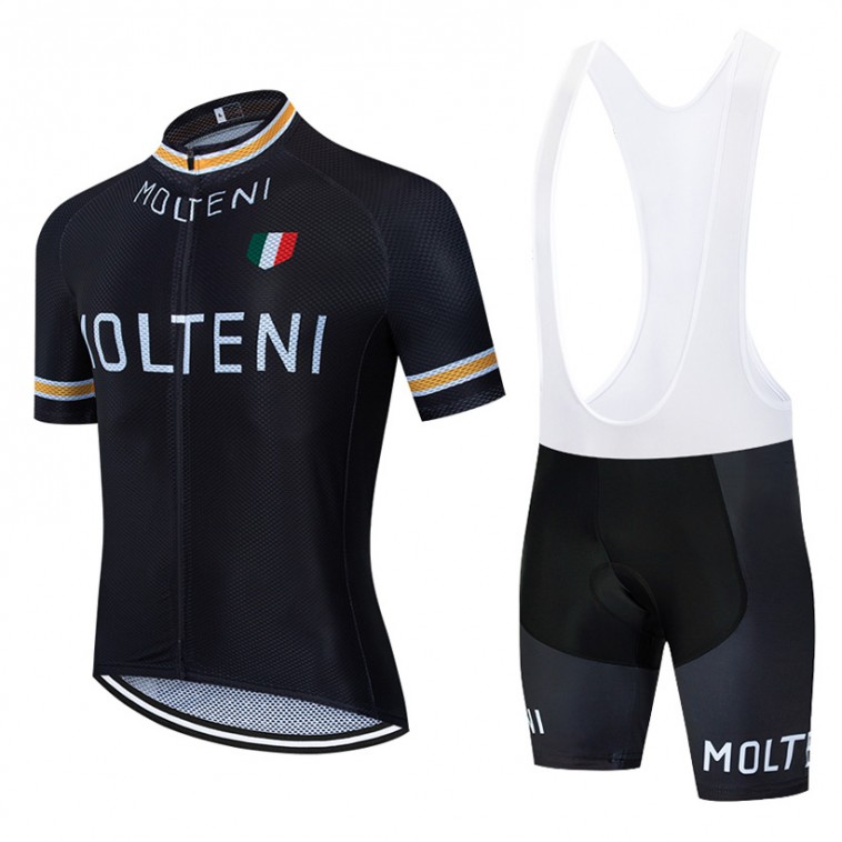 Ensemble cuissard vélo et maillot cyclisme pro vintage MOLTENI Aero Mesh