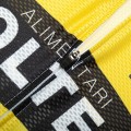 Ensemble cuissard vélo et maillot cyclisme pro vintage MOLTENI Aero Mesh Jaune