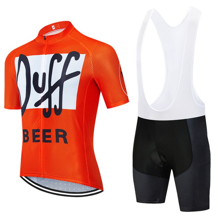 Ensemble cuissard vélo et maillot cyclisme pro vintage DUFF Aero Mesh