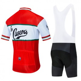 Ensemble cuissard vélo et maillot cyclisme pro vintage CASERA Aero Mesh