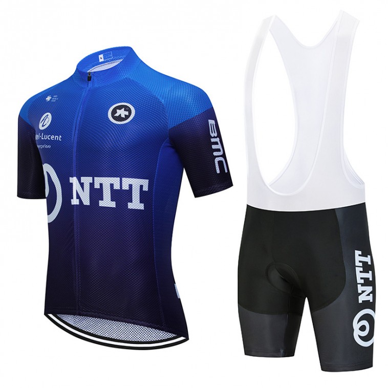 Ensemble cuissard vélo et maillot cyclisme équipe pro NTT 2020 Aero Mesh