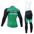 Ensemble cuissard vélo et maillot cyclisme hiver pro CAJA RURAL 2019