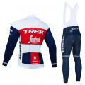 Ensemble cuissard vélo et maillot cyclisme hiver pro TREK Segafredo 2020