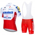 Ensemble cuissard vélo et maillot cyclisme équipe pro DECEUNINCK QUICK STEP 2020 Aero Mesh Red