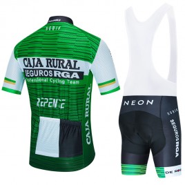 Ensemble cuissard vélo et maillot cyclisme équipe pro CAJA RURAL Seguros RGA 2020 Aero Mesh