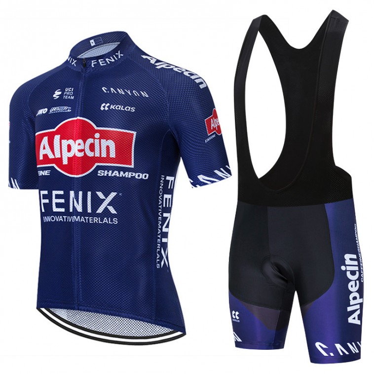 Ensemble cuissard vélo et maillot cyclisme équipe pro ALPECIN FENIX 2020 Aero Mesh