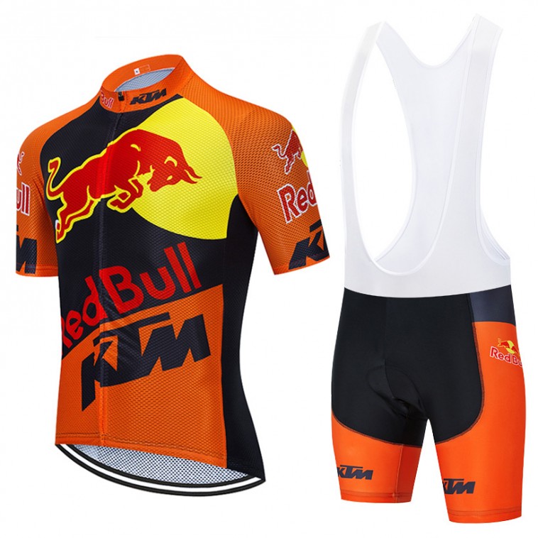 Ensemble cuissard vélo et maillot cyclisme équipe pro RED BULL KTM 2020 Aero Mesh