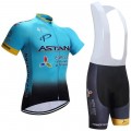 Ensemble cuissard vélo et maillot cyclisme équipe pro Astana