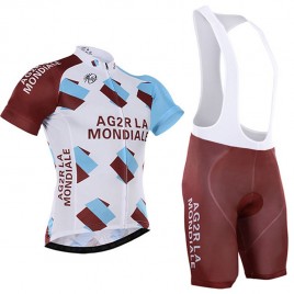 Ensemble cuissard vélo et maillot cyclisme équipe pro AG2R La Mondiale 2016