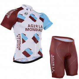 Ensemble cuissard vélo et maillot cyclisme équipe pro AG2R La Mondiale 2016