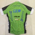 Ensemble cuissard vélo et maillot cyclisme équipe pro Bardiani CSF