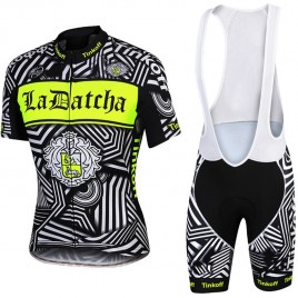 Ensemble cuissard vélo et maillot cyclisme équipe pro Tinkoff La Datcha