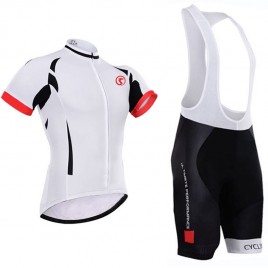 Ensemble cuissard vélo et maillot cyclisme Rosso Corsa