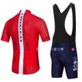 Ensemble cuissard vélo et maillot cyclisme équipe pro INEOS GRENADIER 2020 Aero Mesh Rouge