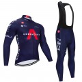 Ensemble cuissard vélo et maillot cyclisme hiver pro INEOS GRENADIER 2020