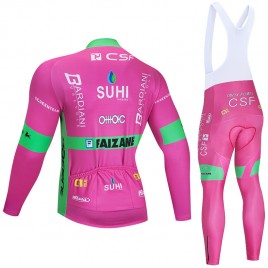 Ensemble cuissard vélo et maillot cyclisme hiver pro BARDIANI CSF 2020