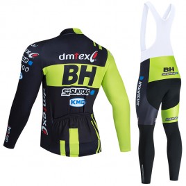 Ensemble cuissard vélo et maillot cyclisme hiver pro BH SR Suntour KMC 2020