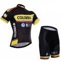 Ensemble cuissard vélo et maillot cyclisme équipe pro Colombia