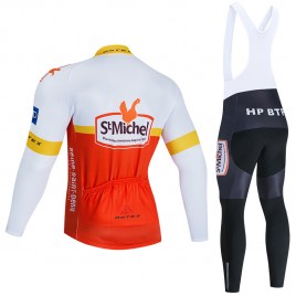 Ensemble cuissard vélo et maillot cyclisme hiver pro SAINT MICHEL-Auber 93