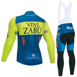 Ensemble cuissard vélo et maillot cyclisme hiver pro VINI ZABU KTM 2020