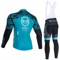 Ensemble cuissard vélo et maillot cyclisme hiver pro Vital Concept - B&B Hotels 2020