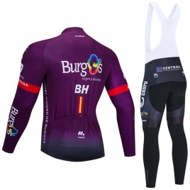 Ensemble cuissard vélo et maillot cyclisme hiver pro BURGOS BH 2020
