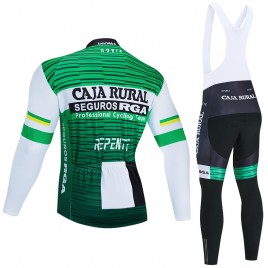 Ensemble cuissard vélo et maillot cyclisme hiver pro CAJA RURAL Seguros RGA 2020