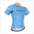 Ensemble cuissard vélo et maillot cyclisme équipe pro Astana