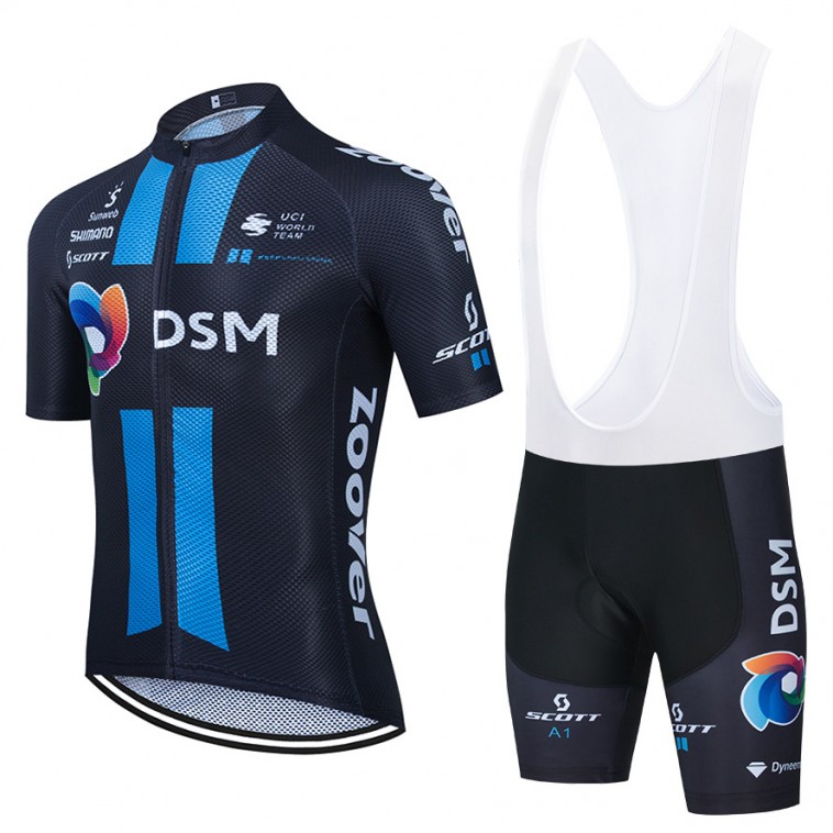 Ensemble cuissard vélo et maillot cyclisme équipe pro DSM 2021 Aero Mesh