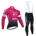 Ensemble cuissard vélo et maillot cyclisme hiver pro NATURA4EVER 2021