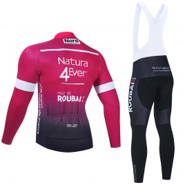 Ensemble cuissard vélo et maillot cyclisme hiver pro NATURA4EVER 2021