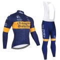 Ensemble cuissard vélo et maillot cyclisme hiver pro CHANGING DIABETES 2021