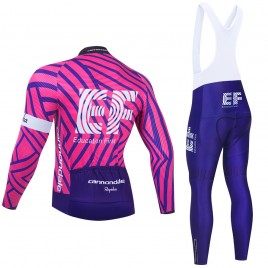 Ensemble cuissard vélo et maillot cyclisme hiver pro EF Education First 2021