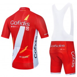 Ensemble cuissard vélo et maillot cyclisme équipe pro COFIDIS 2021 Aero Mesh