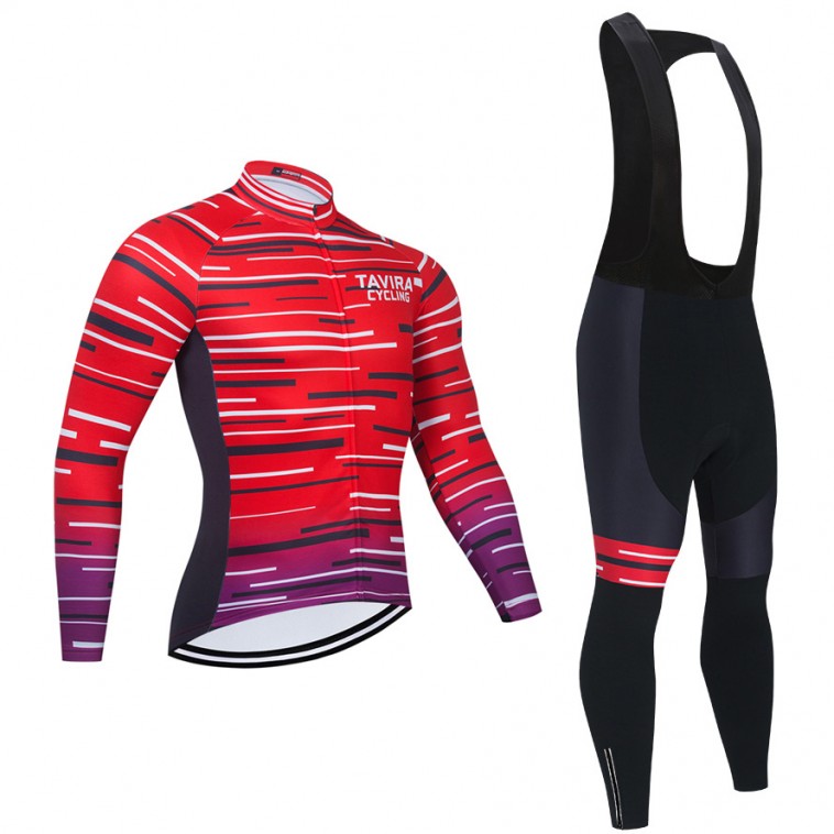 Ensemble cuissard vélo et maillot cyclisme hiver pro TAVIRA 2021