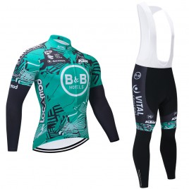 Ensemble cuissard vélo et maillot cyclisme hiver pro VITAL B&B 2021