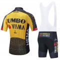Ensemble cuissard vélo et maillot cyclisme équipe pro JUMBO VISMA 2021 Aero Mesh