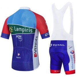 Ensemble cuissard vélo et maillot cyclisme équipe pro TOTAL 2021 Aero Mesh