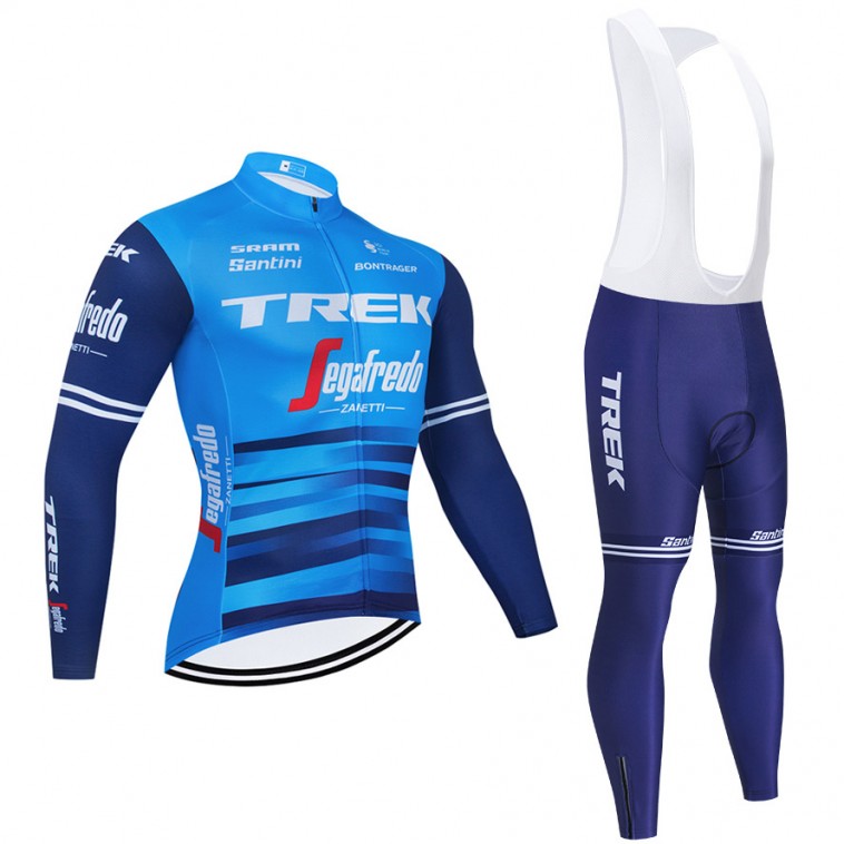 Ensemble cuissard vélo et maillot cyclisme hiver pro TREK Segafredo 2021