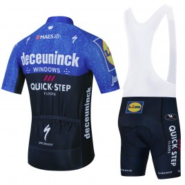 Ensemble cuissard vélo et maillot cyclisme équipe pro QUICK STEP Deceuninck 2021 Aero Mesh