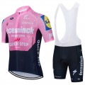 Ensemble cuissard vélo et maillot cyclisme équipe pro QUICK STEP Deceuninck 2021 Aero Mesh Pink