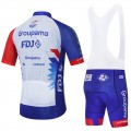 Ensemble cuissard vélo et maillot cyclisme équipe pro FDJ Groupama 2021 Aero Mesh