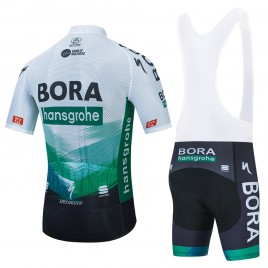 Ensemble cuissard vélo et maillot cyclisme équipe pro BORA 2021 Aero Mesh