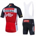 Ensemble cuissard vélo et maillot cyclisme équipe pro LOTTO SOUDAL 2021 Aero Mesh