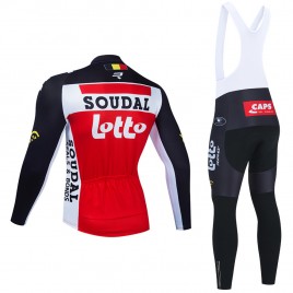 Ensemble cuissard vélo et maillot cyclisme hiver pro LOTTO SOUDAL 2021