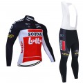 Ensemble cuissard vélo et maillot cyclisme hiver pro LOTTO SOUDAL 2021