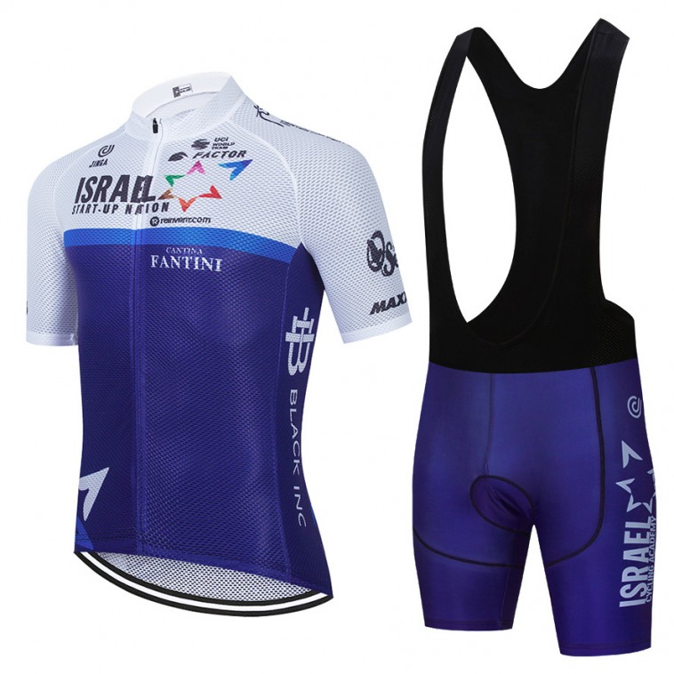 Ensemble cuissard vélo et maillot cyclisme équipe pro ISRAEL Cycling Academy 2021 Aero Mesh