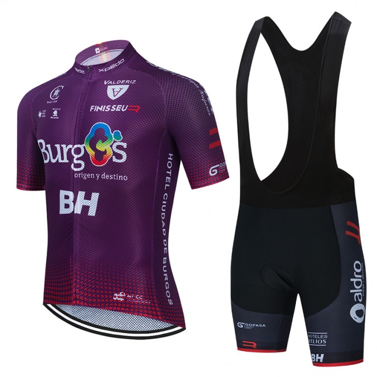 Ensemble cuissard vélo et maillot cyclisme équipe pro BURGOS BH 2021 Aero Mesh